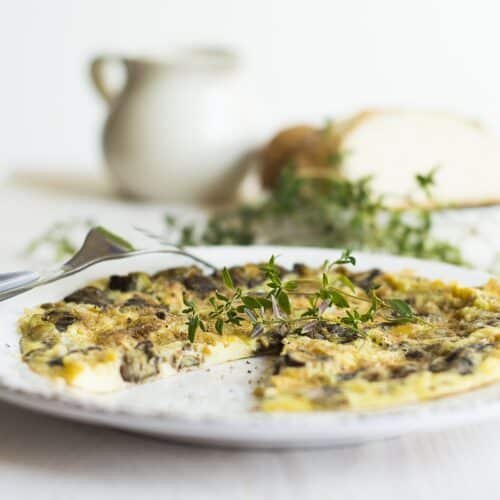 Omelette aux champignons - Les épices curieuses